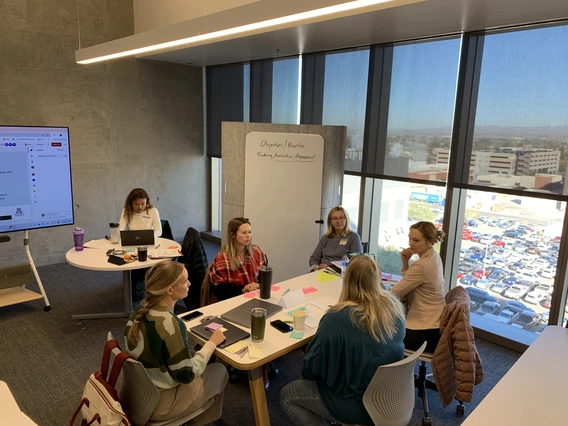 UR Alliance members discuss plans at the January 2025 retreat