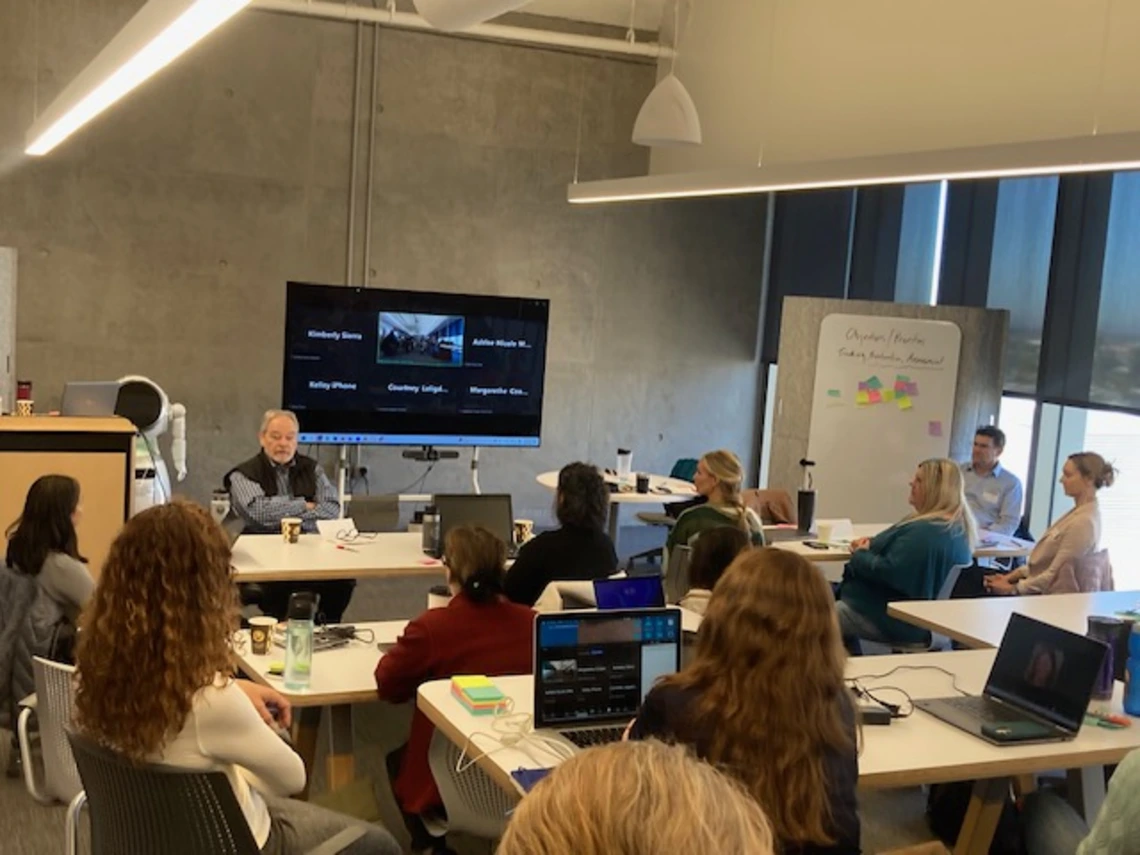 UR Alliance members discuss plans at the January 2025 retreat