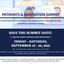 Title image of 2025 Pathways to Innovation Summit.  Follow link below for more information.